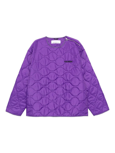 Oamc Peacemaker Quilted Padded Jacket - Purple 
