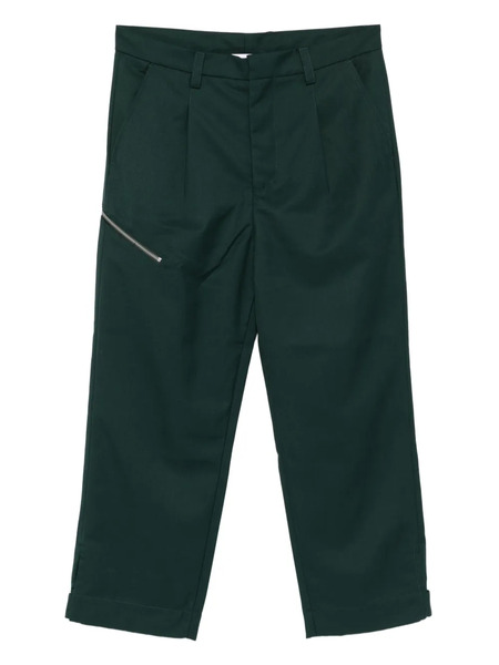  Oamc Peacemaker Zip-detail Trousers - Green 