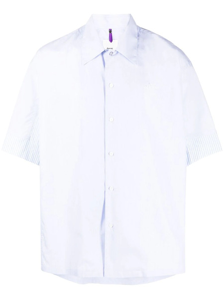 Oamc Short-sleeved Plain Shirt - Blue 