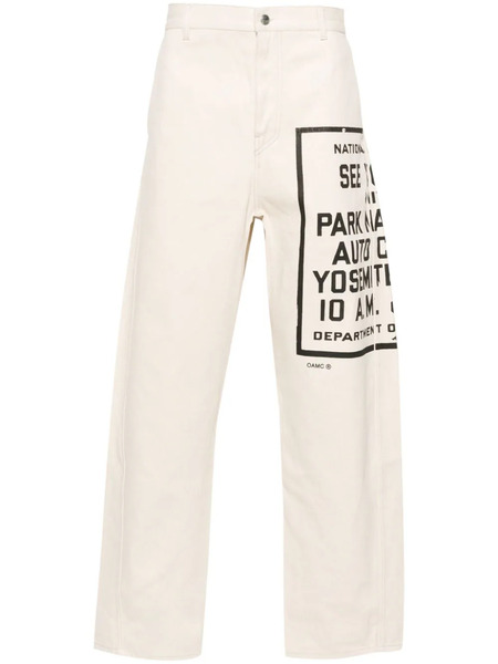  Oamc Tarn Loose-fit Trousers - Neutrals 