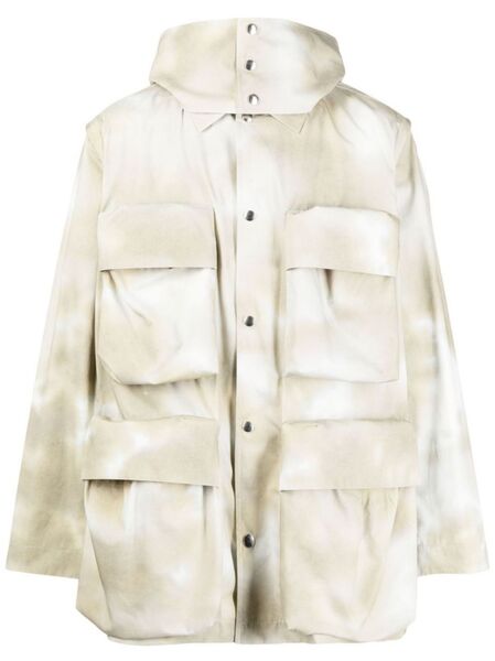  Oamc Tie-dyed Jacket - Neutrals 