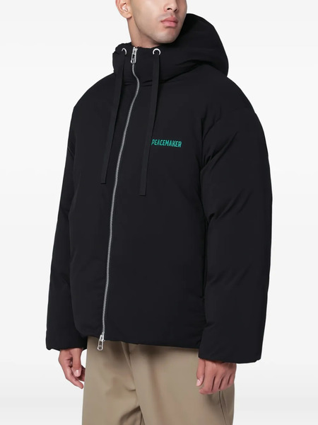 Oamc Zip-fastening Padded Jacket - Black 