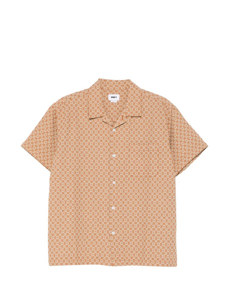  Obey Adrien Patterned Short-sleeve Shirt - Neutrals 