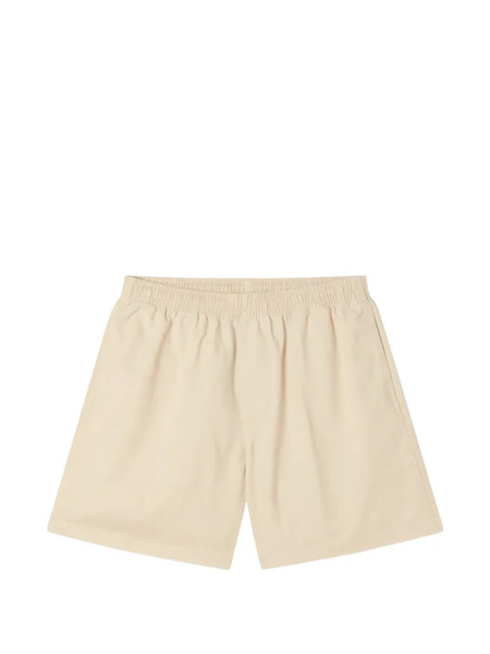 Obey Theo Logo-patch Shorts - Neutrals 