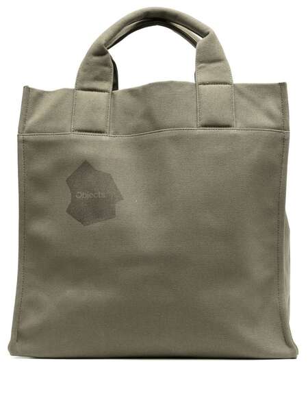  Objects Iv Life Logo-print Canvas Tote Bag - Green 