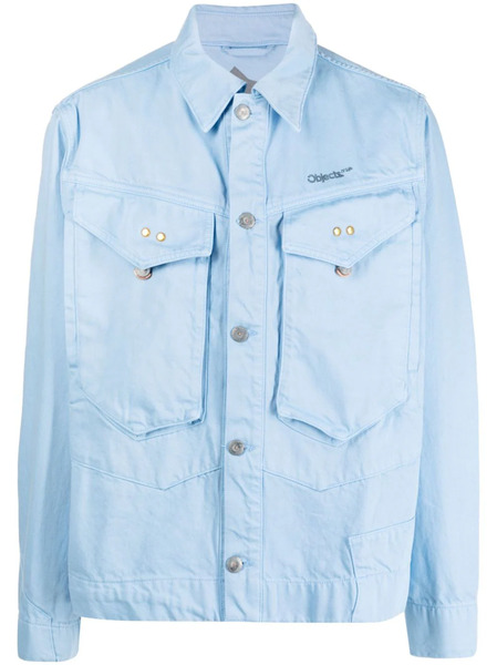  Objects Iv Life Logo-print Denim Jacket - Blue 