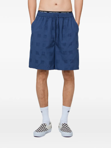  Off Duty Checkered Lone Shorts - Blue 