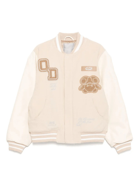  Off Duty Od Varsity Jacket - Neutrals 