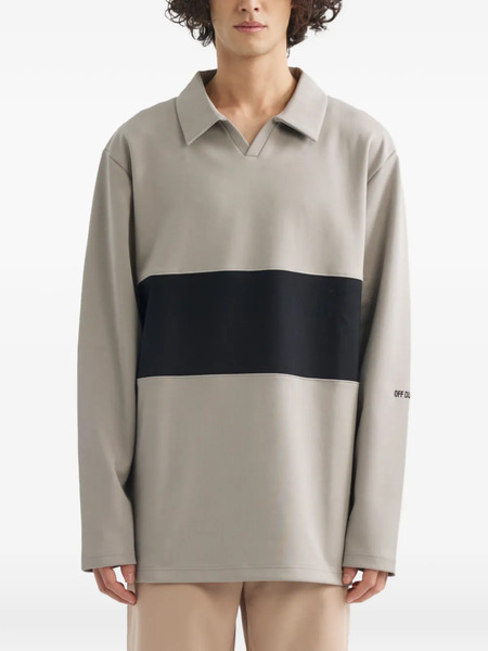  Off Duty Tape Pullover T-shirt - Grey 