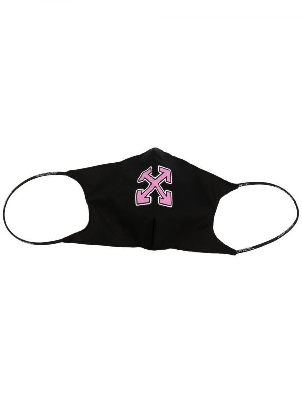  Off-white Arrows-logo Face Mask - Black 