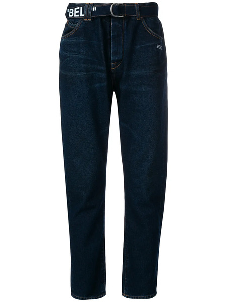 Off-white Belted Jeans - Blue 