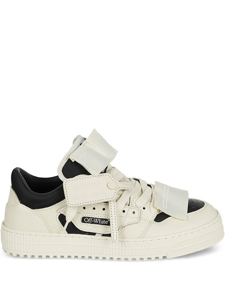  Off-white Black Panelled Sneakers - Neutrals 