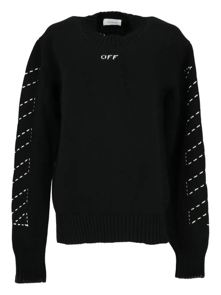  Off-white Black Stitch Sweater 