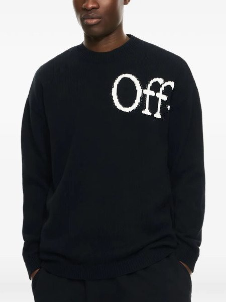  Off-white Bookish Shared Cot Sweater - Black 