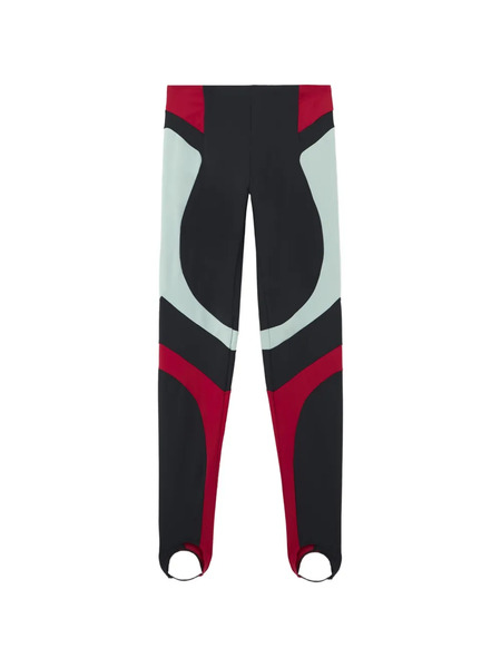  Off-white Colour-block Leggings - Black 