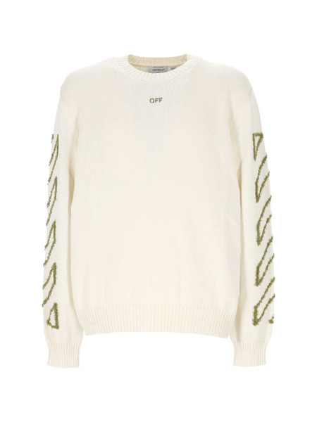  Off-white Crew-neck Sweater 