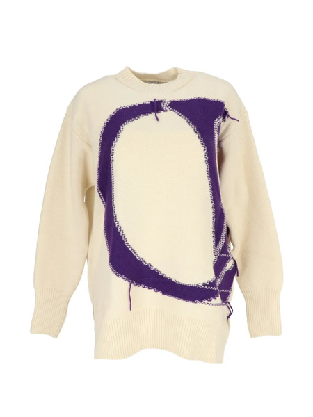  Off-white Crewneck Graphic Top - Neutrals 