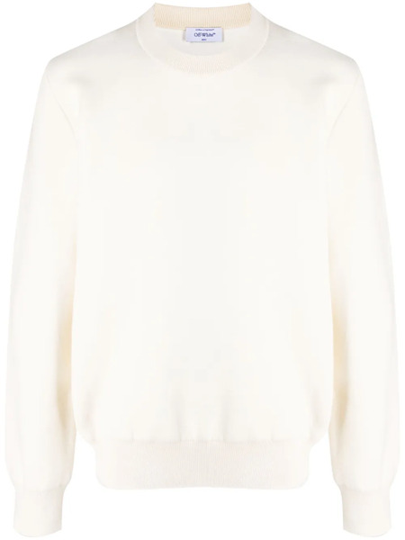  Off-white 3d Arrows Cotton Sweatshirt - Neutrals 