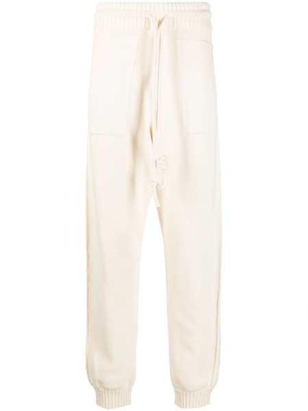  Off-white Diag-stripe Knitted Track Pants - Neutrals 
