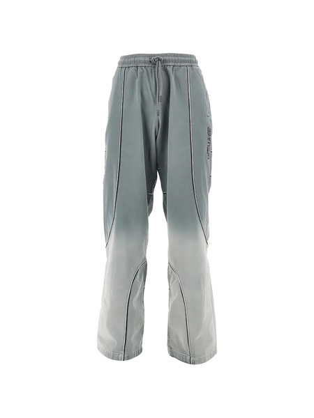  Off-white Drawstring Track Pants - Grey 