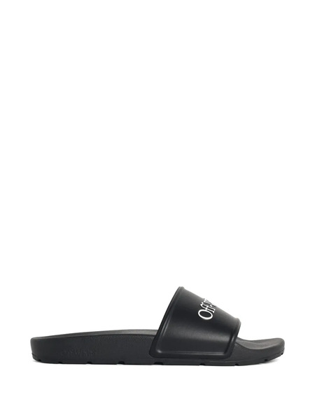  Off-white Embossed-logo Slides - Black 