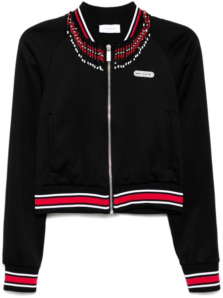  Off-white Embr Off Patch Tracksuit Jacket - Black 