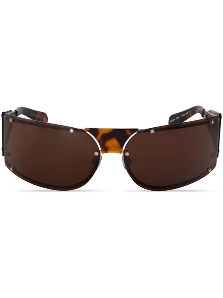  Off-white Eyewear Kenema Oversized Sunglasses - Brown 