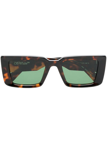  Off-white Eyewear Savannah Oversized-frame Sunglasses - Brown 