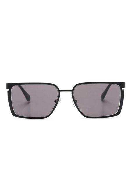  Off-white Eyewear Yoder Rectangle-frame Sunglasses - Black 