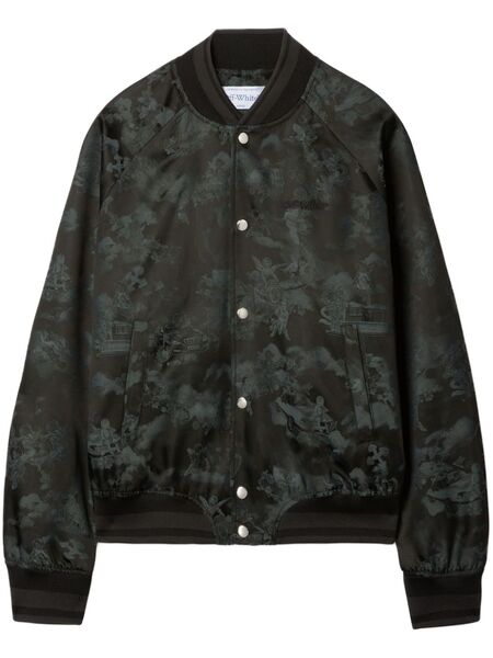  Off-white Fresco Bomber Jacket - Black 
