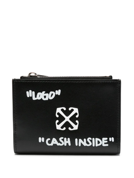  Off-white Jitney Bi-fold Wallet - Black 