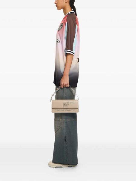  Off-white Jitney 1.0 Leather Shoulder Bag - Neutrals 