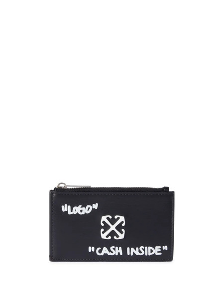  Off-white Jitney Quote Card Holder - Black 