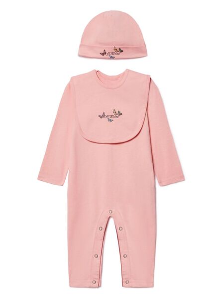  Off-white Kids Bookish Butterfly Three-piece Set - Pink 