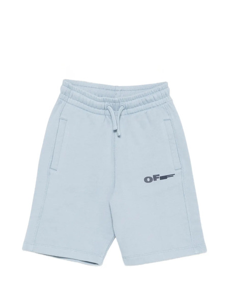  Off-white Kids Drawstring Shorts - Blue 
