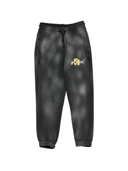  Off-white Kids Drawstring Track Pants - Grey 