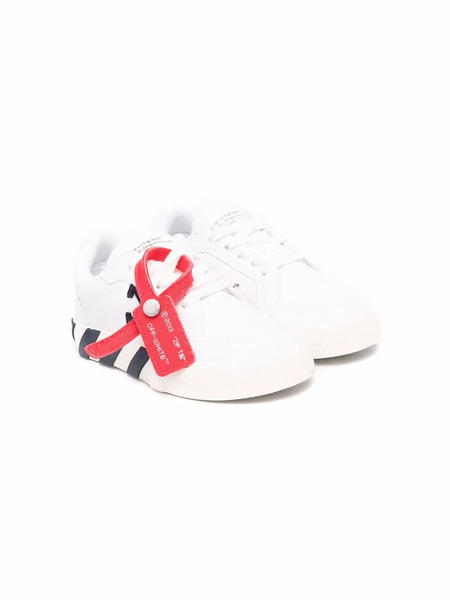  Off-white Kids Vulcanized Low-top Sneakers 