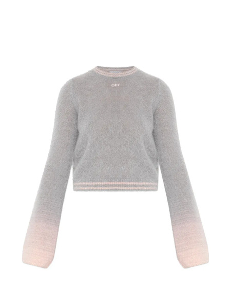  Off-white Logo-embellishment Sweater - Grey 