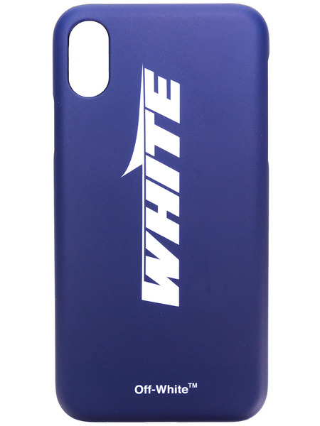  Off-white Logo Iphone X Case - Blue 