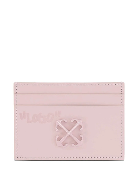  Off-white Logo-patch Cardholder - Pink 