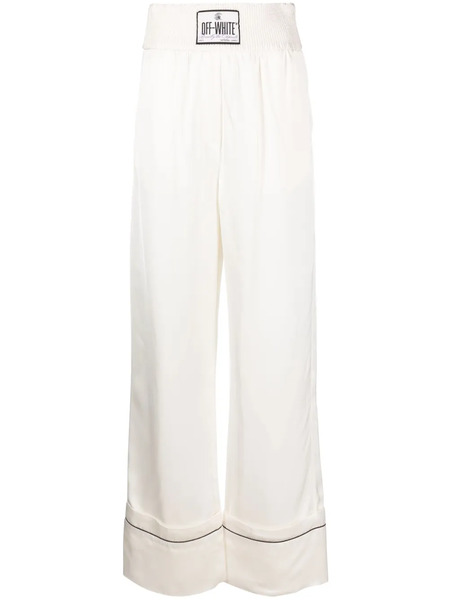  Off-white Logo-patch Elasticated-waist Trousers 