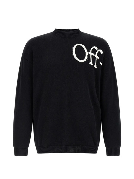  Off-white Logo-print Sweater - Black 