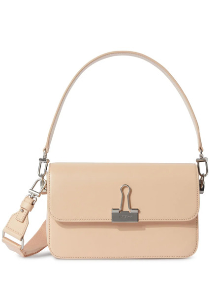  Off-white Medium Binder Shoulder Bag - Neutrals 