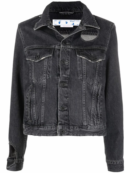  Off-white Meteor Denim Jacket - Grey 