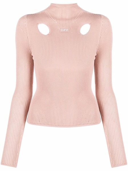  Off-white Meteor Knitted Top - Neutrals 
