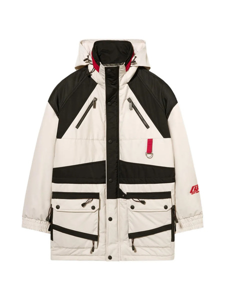  Off-white Multiple-pockets Parka - Neutrals 