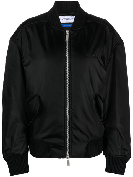  Off-white Ny Gab Arrows-motif Bomber Jacket - Black 