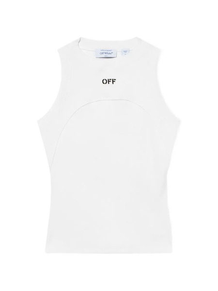  Off-white Off Stamp Ribbed Tank Top 
