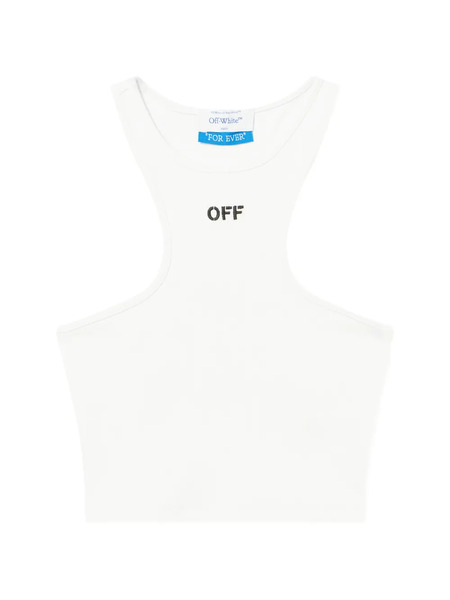  Off-white Off Stamp Ribbed Tank Top 