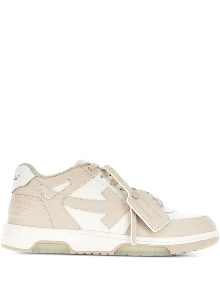  Off-white Out Of Office Leather Panel Sneakers - Neutrals 